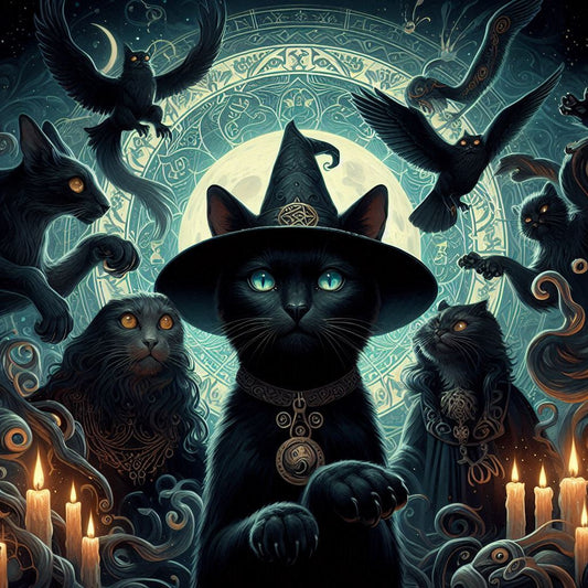 Witch’s Familiars – The History of Black Cats as Magical Companions