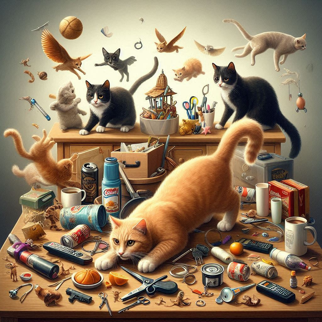Cats That Steal Things – Kleptomaniac Kitties Who “Collect” Random Objects