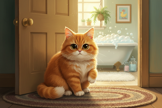 Why Cats Follow You Into the Bathroom Like Tiny Security Guards