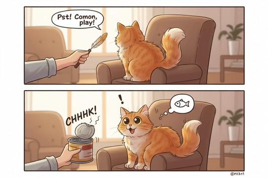 Why Cats Ignore You… Until You Open Food