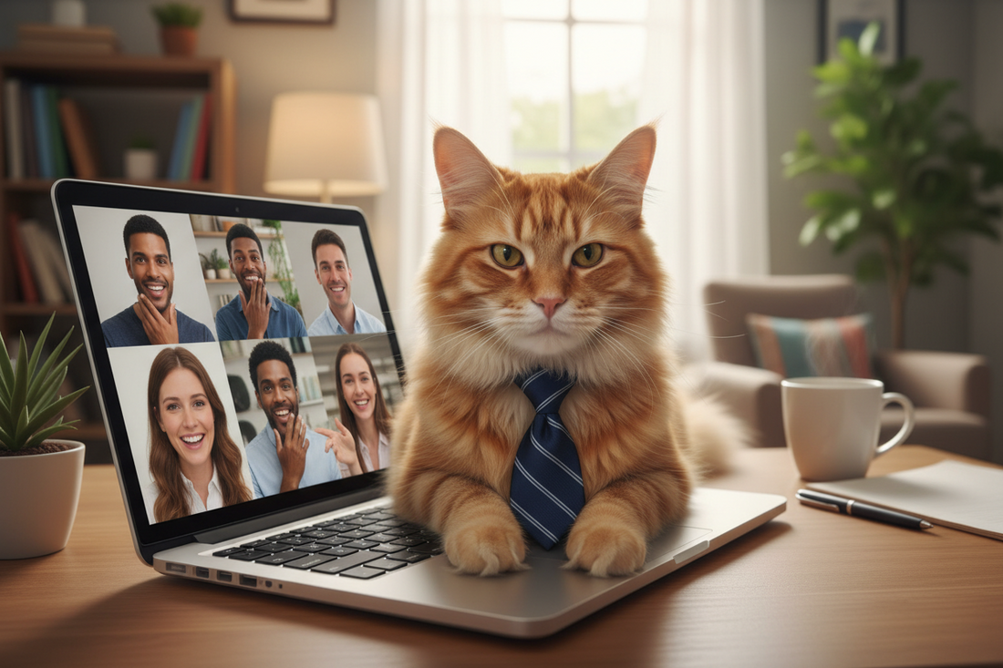 Why Cats Interrupt Zoom Calls Like Tiny Attention-Seeking Executives