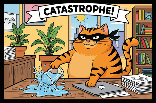 Why Cats Knock Over Water Glasses Like Tiny Hydration Criminals