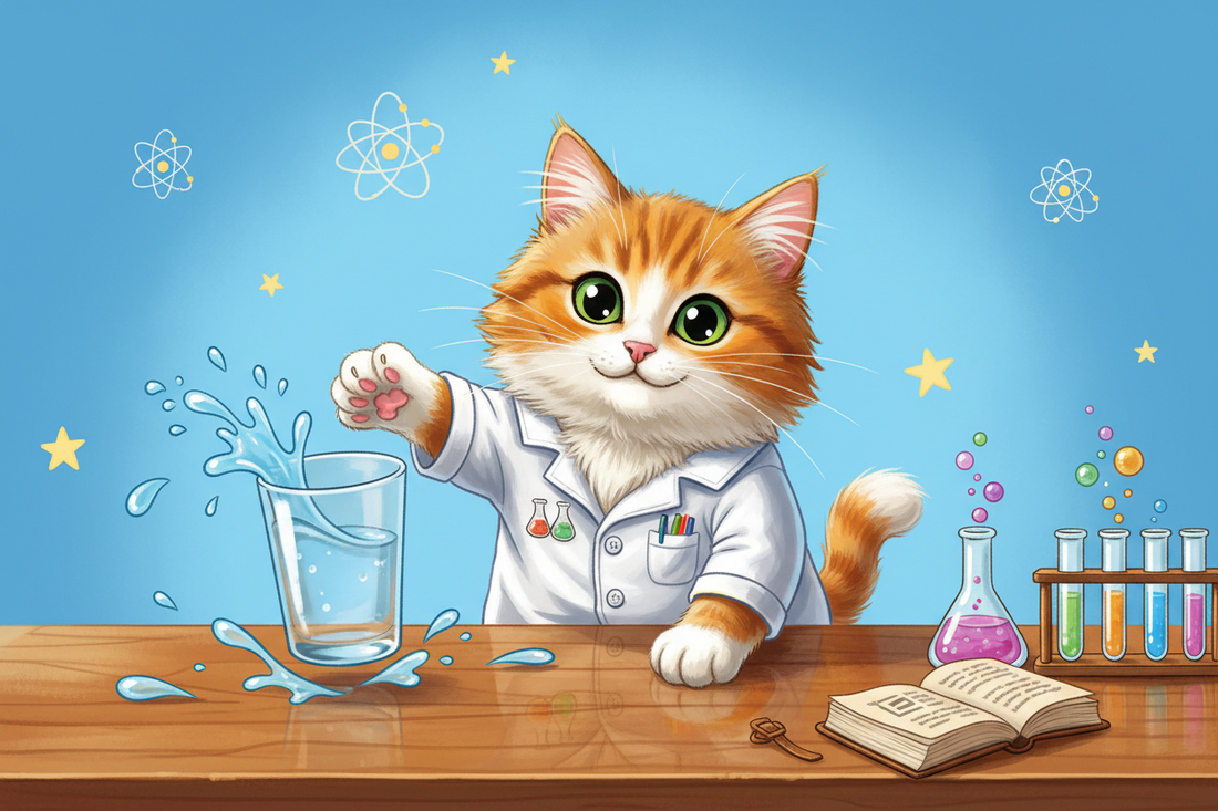 Why Cats Knock Water Glasses Off Tables Like Tiny Furry Scientists