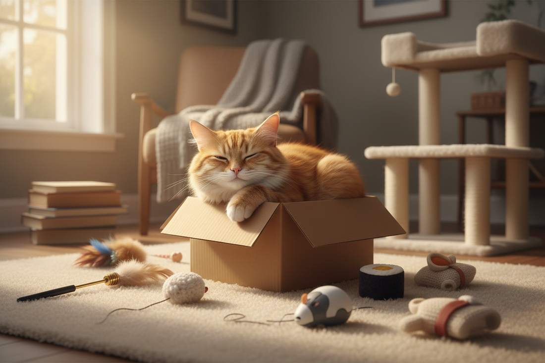 Why Cats Love Boxes More Than Expensive Toys