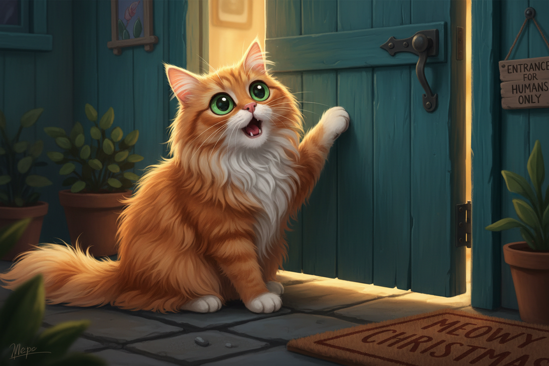 Why Cats Meow Outside Closed Doors Like Tiny Drama Queens