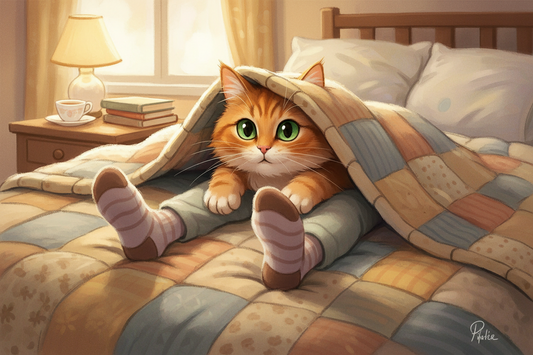 Why Cats Randomly Attack Your Feet Under Blankets