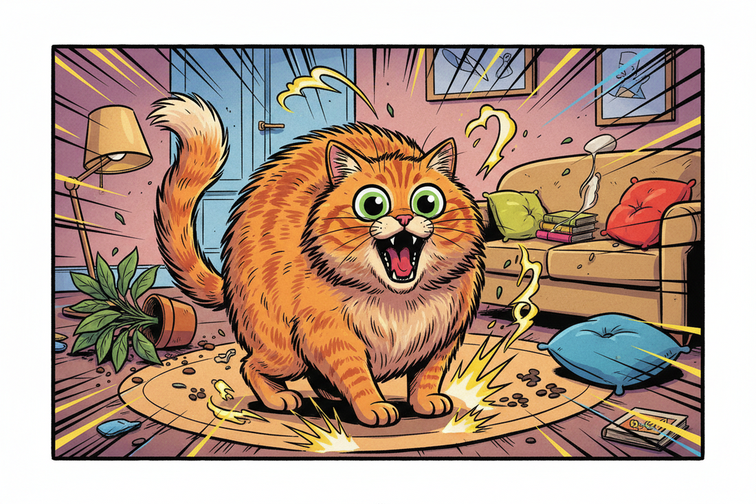 Why Cats Scream Before Running Around the House Like Tiny Lunatics