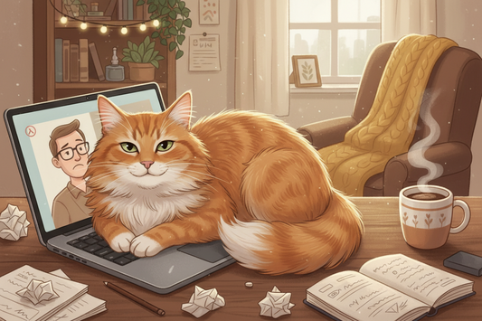 Why Cats Sit on Whatever You’re Currently Using