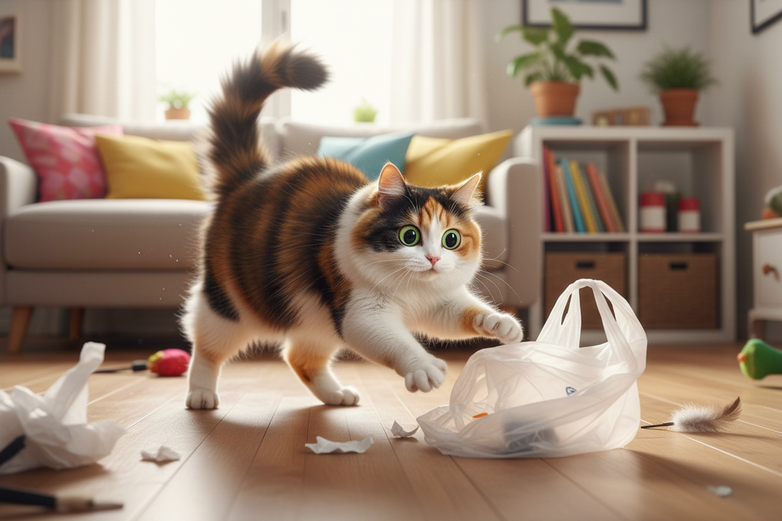 Why Cats Suddenly Go Completely Insane After Seeing a Plastic Bag