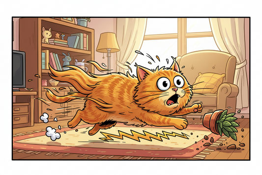 Why Cats Suddenly Sprint Out of Rooms Like They Owe Someone Money