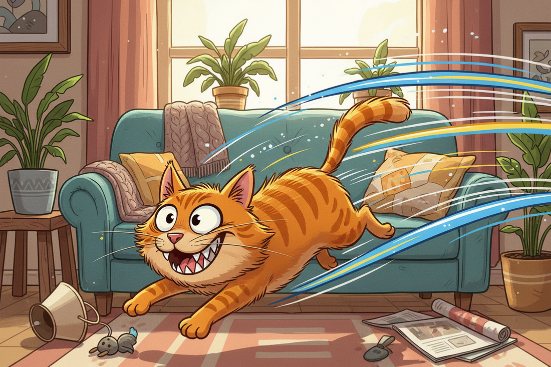 Why Cats Suddenly Sprint Through the House After Pooping