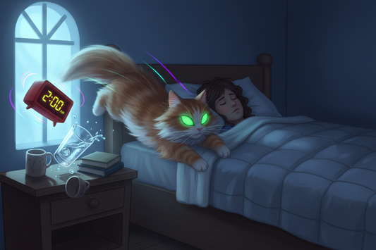 Why Cats Suddenly Wake Up and Choose Violence at 2 AM