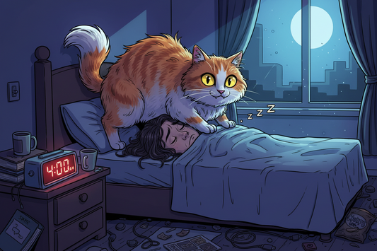 Why Cats Wake You Up at 4 AM Like Tiny Alarm Clocks From Hell