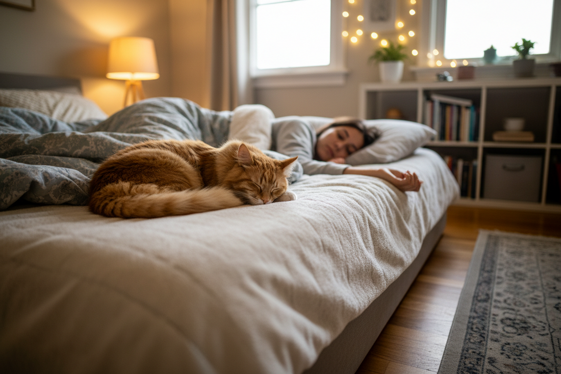 Why Does My Cat Sleep Near Me But Not On Me?