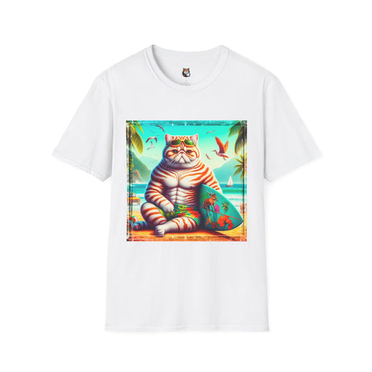 Exotic Shorthair Cat Unisex Softstyle T-Shirt