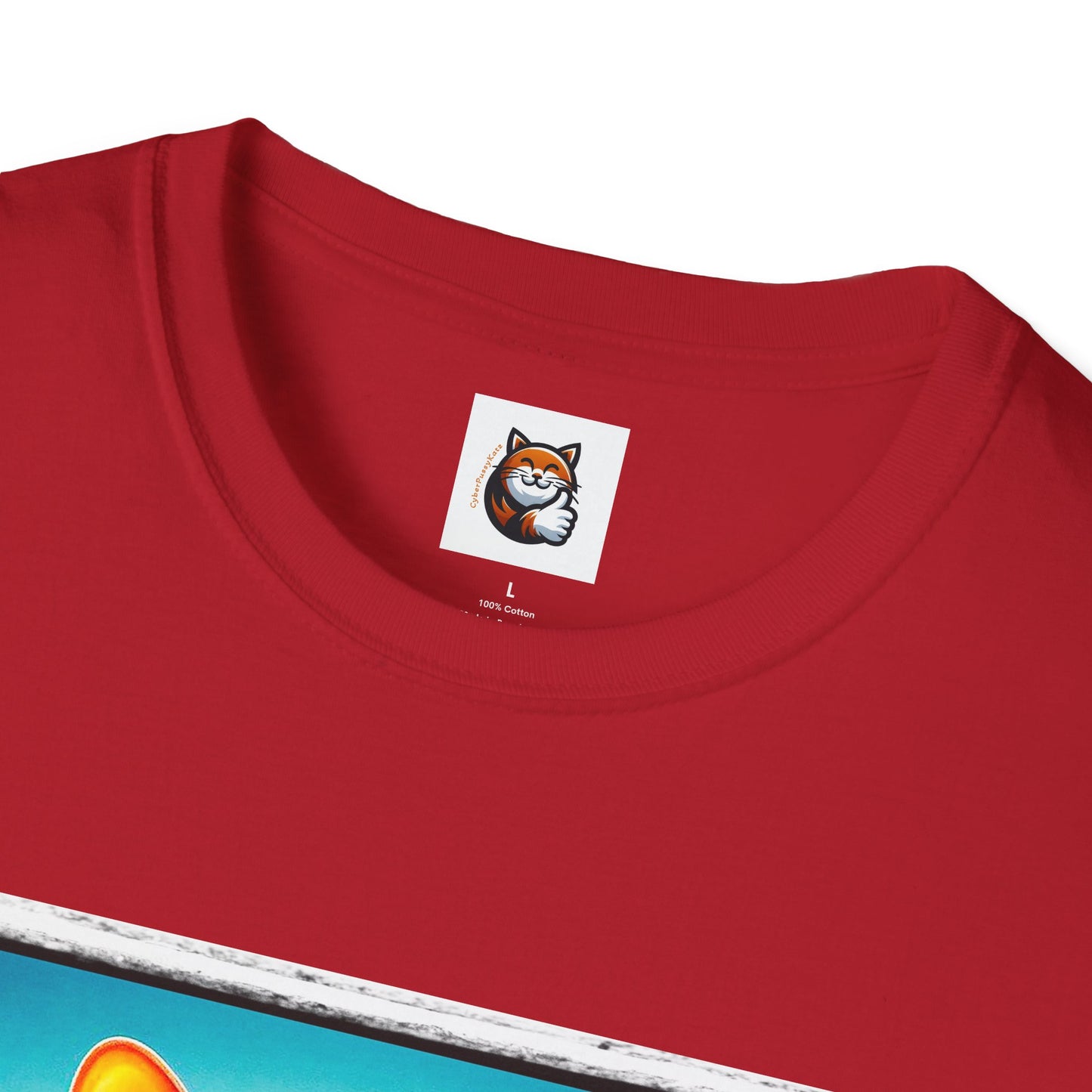 Cornish Rex Cat beach surfer  T-Shirt