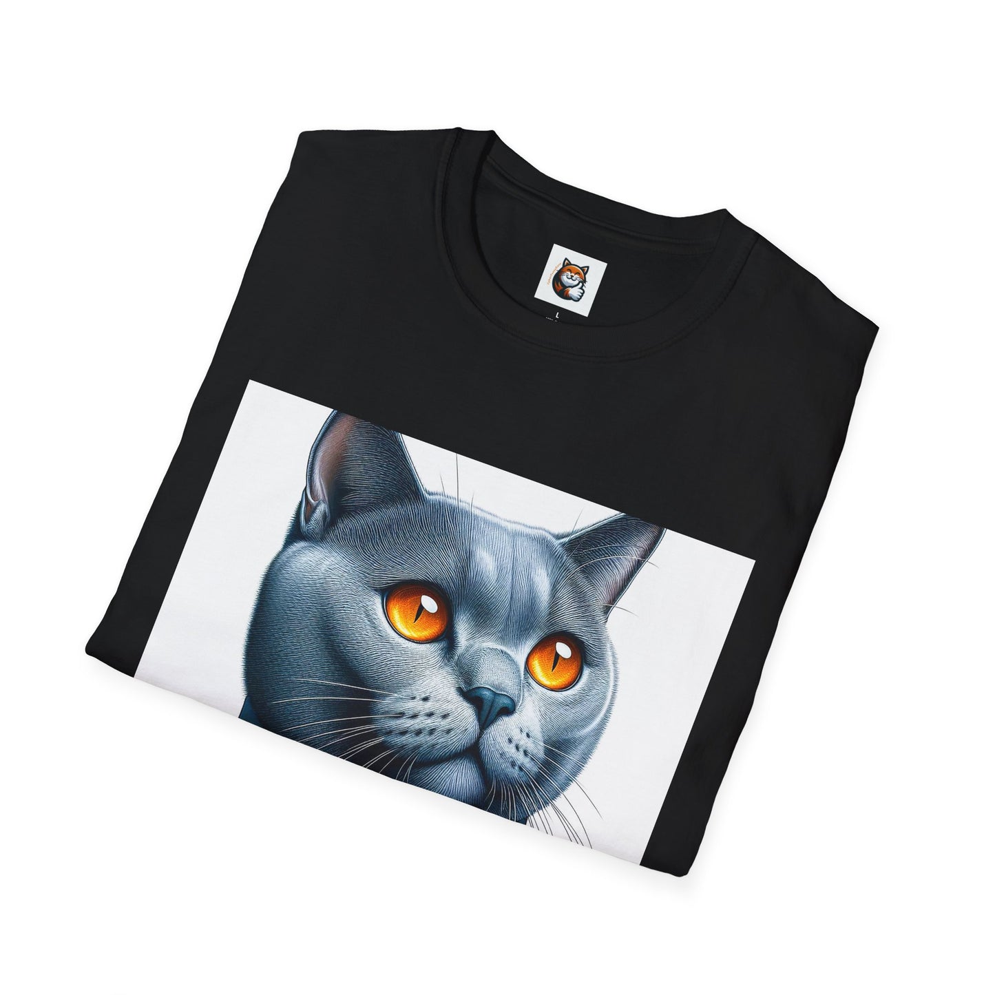 Russian Blue Cat suit and tie  T-Shirt
