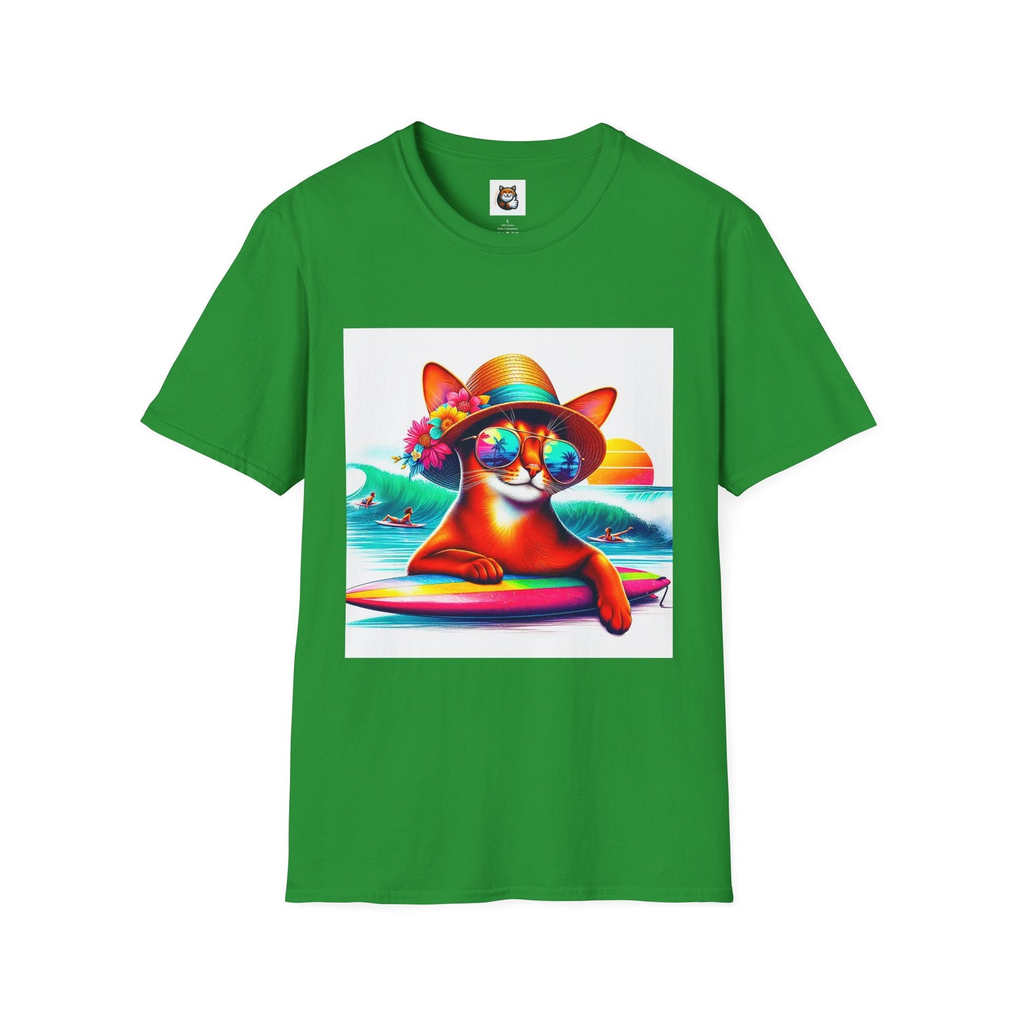 Abyssinian surfer Softstyle T-Shirt