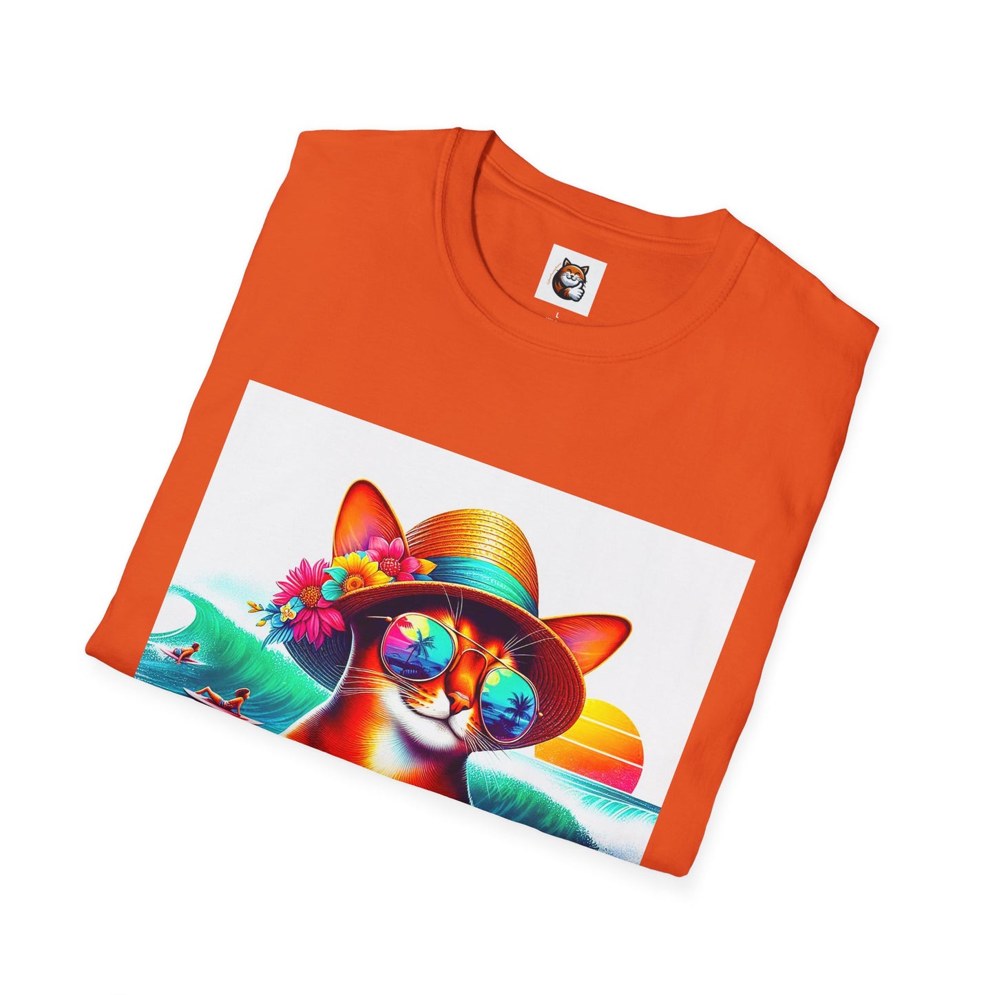 Abyssinian surfer Softstyle T-Shirt