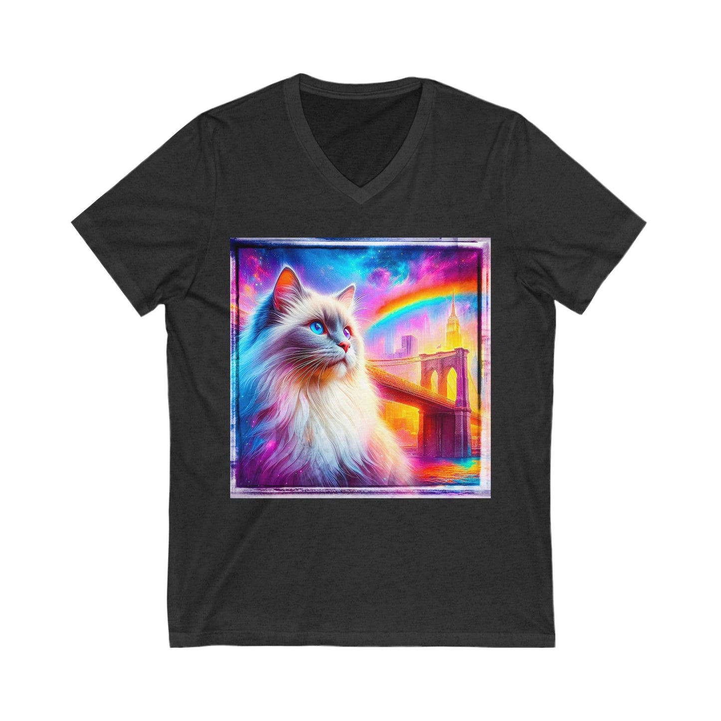 Birman Unisex Jersey Short Sleeve V-Neck Tee