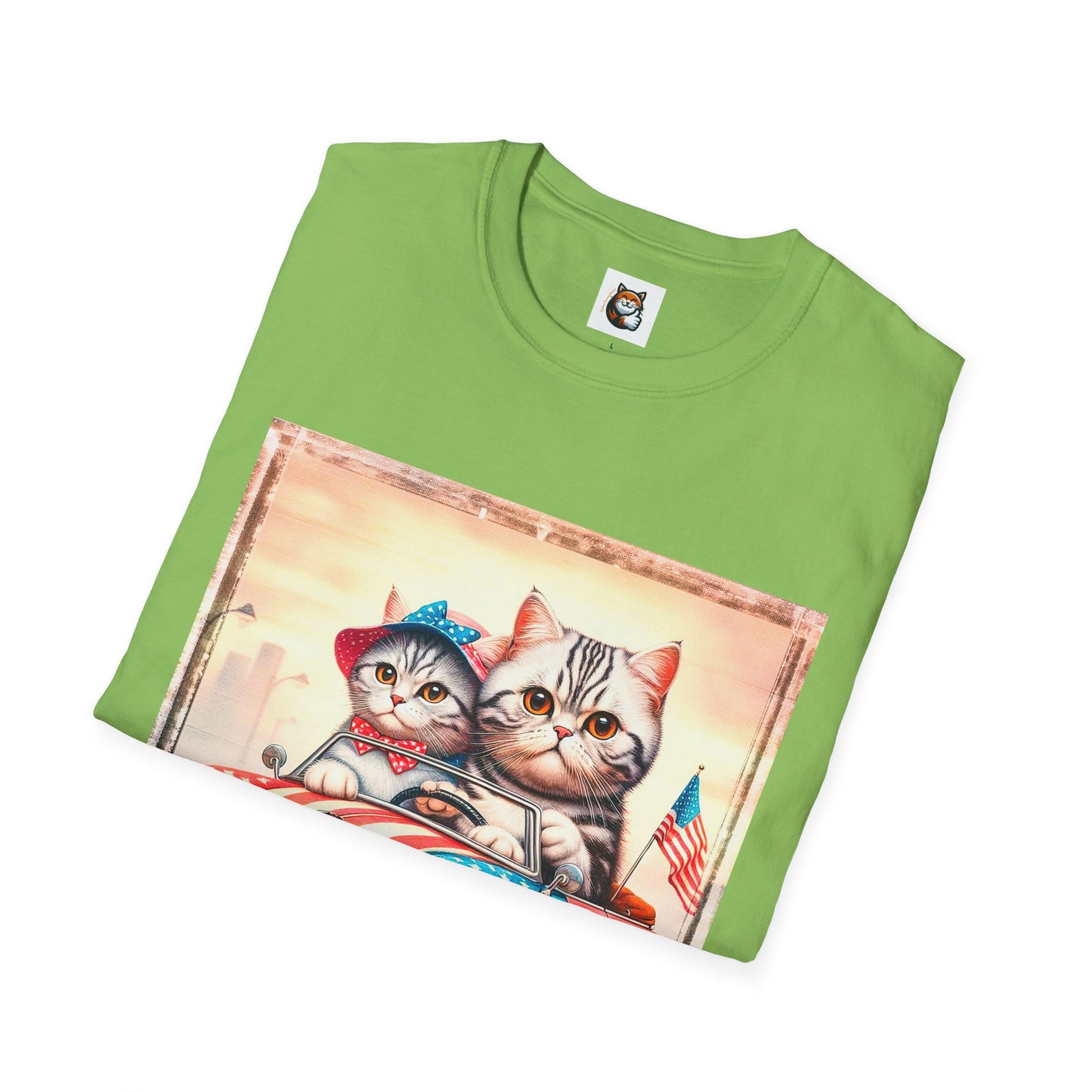 Wacky American Shorthair Unisex Softstyle T-Shirt
