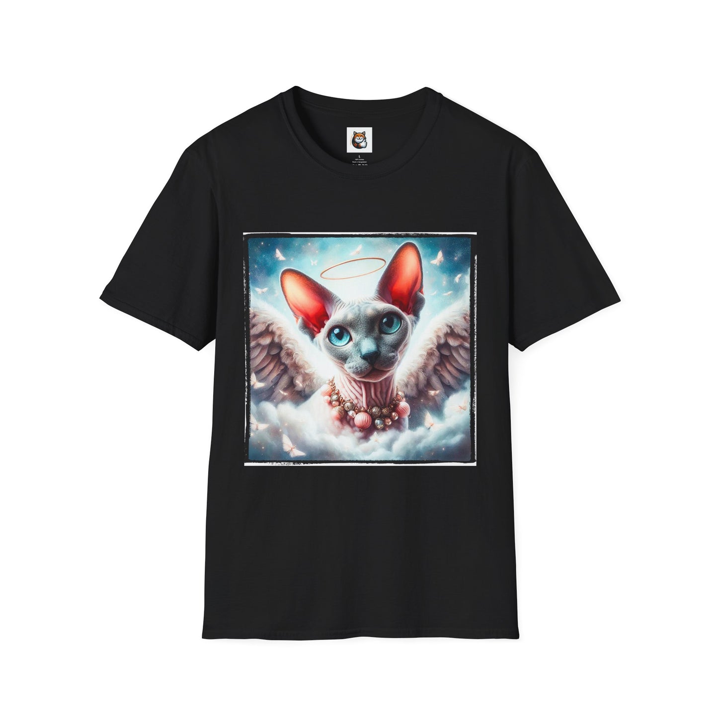 Cornish Rex Cat heavenly Angel  T-Shirt