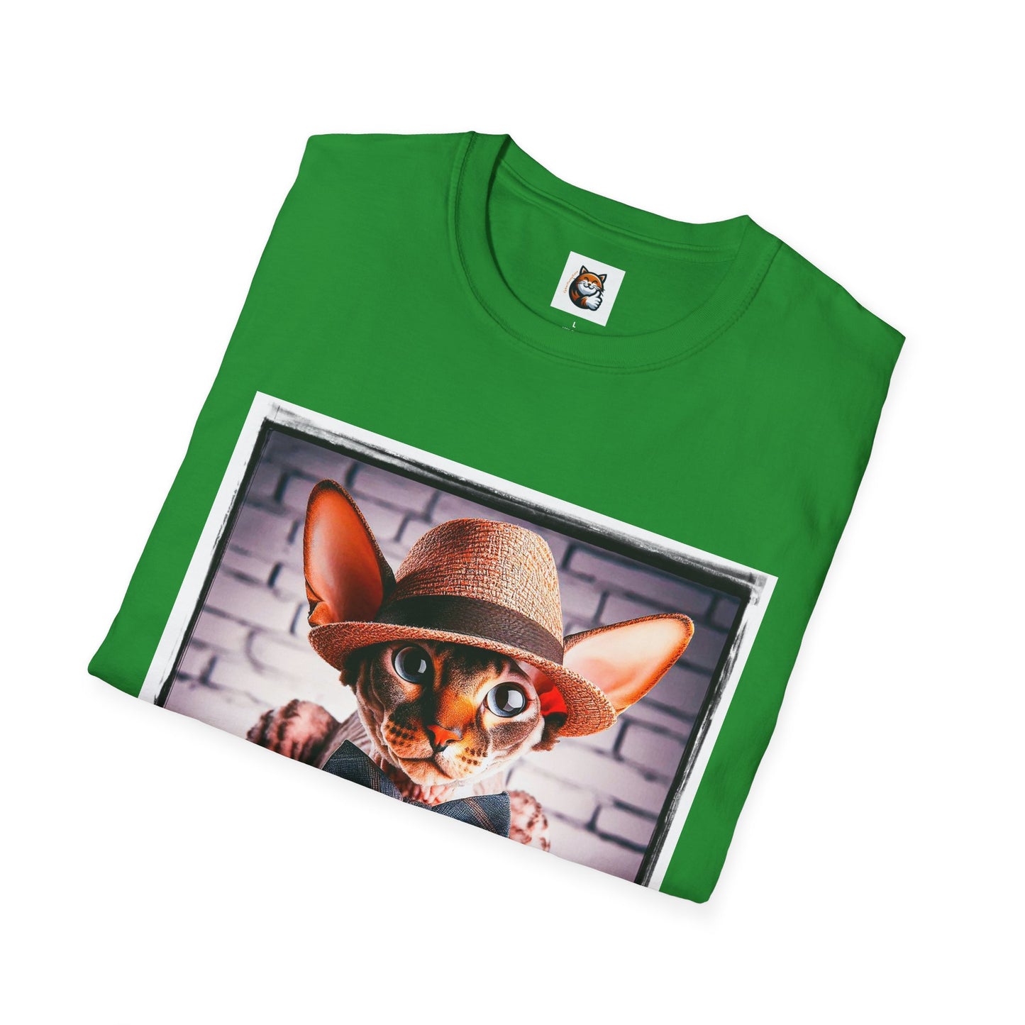 Cornish Rex Cat bow tie and hat T-Shirt