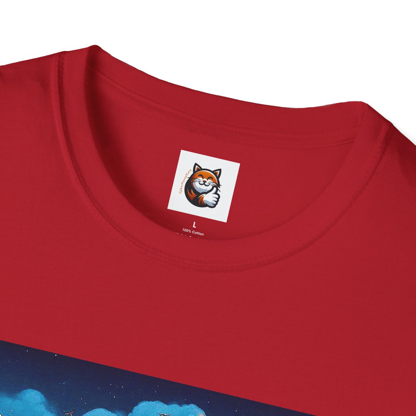 Wacky Russian Blue Cat cute couple driving  T-Shirt