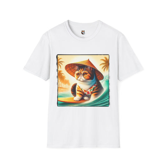 Exotic Shorthair Cat Unisex Softstyle T-Shirt