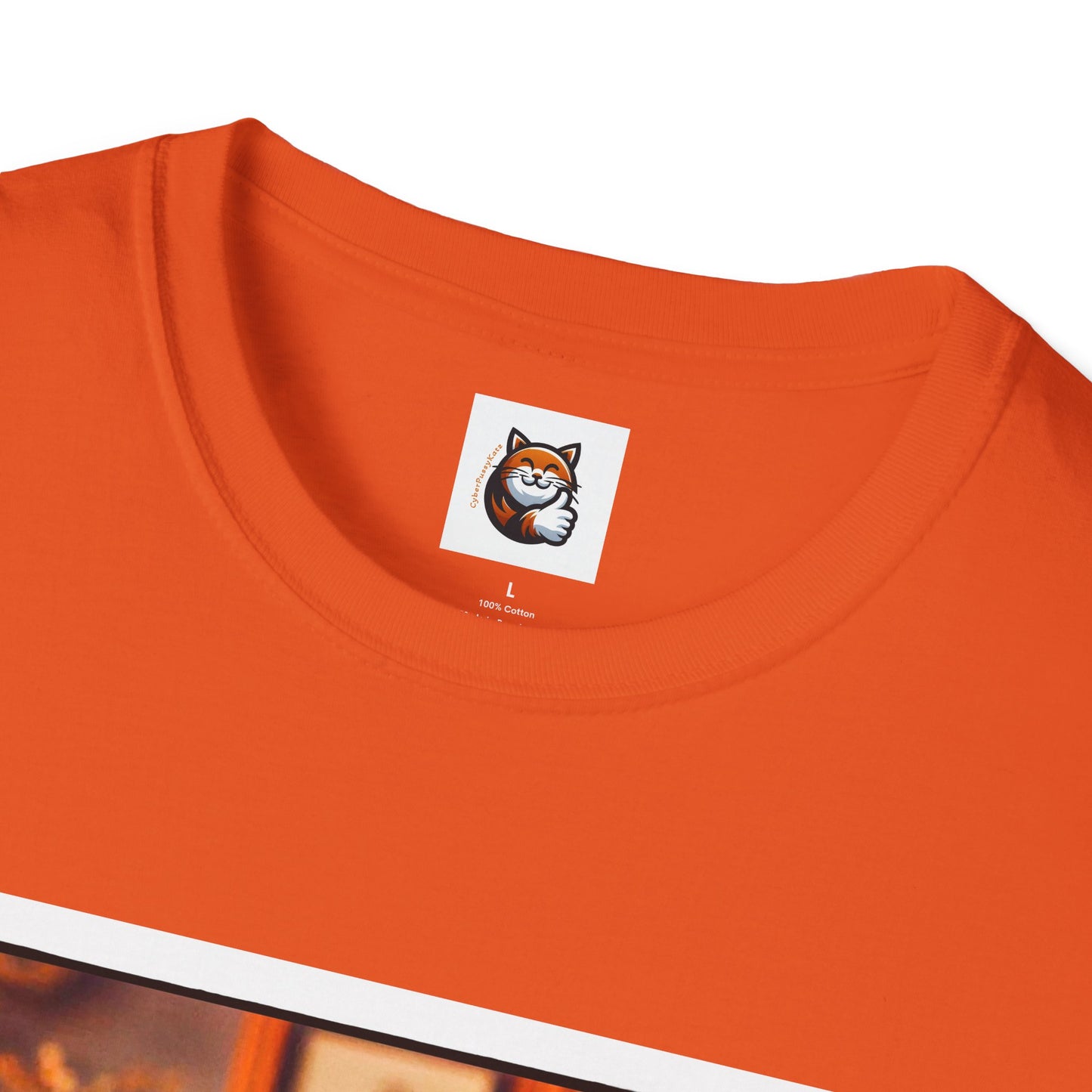 Devon Rex bow and tie Unisex Softstyle T-Shirt