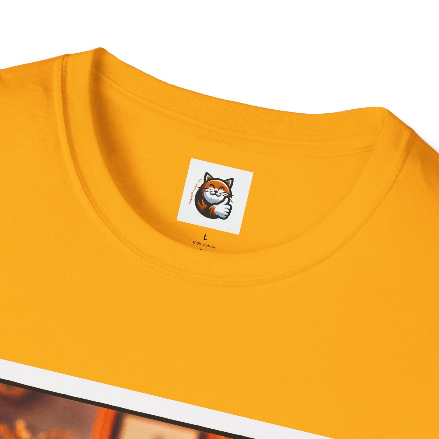 Devon Rex bow and tie Unisex Softstyle T-Shirt