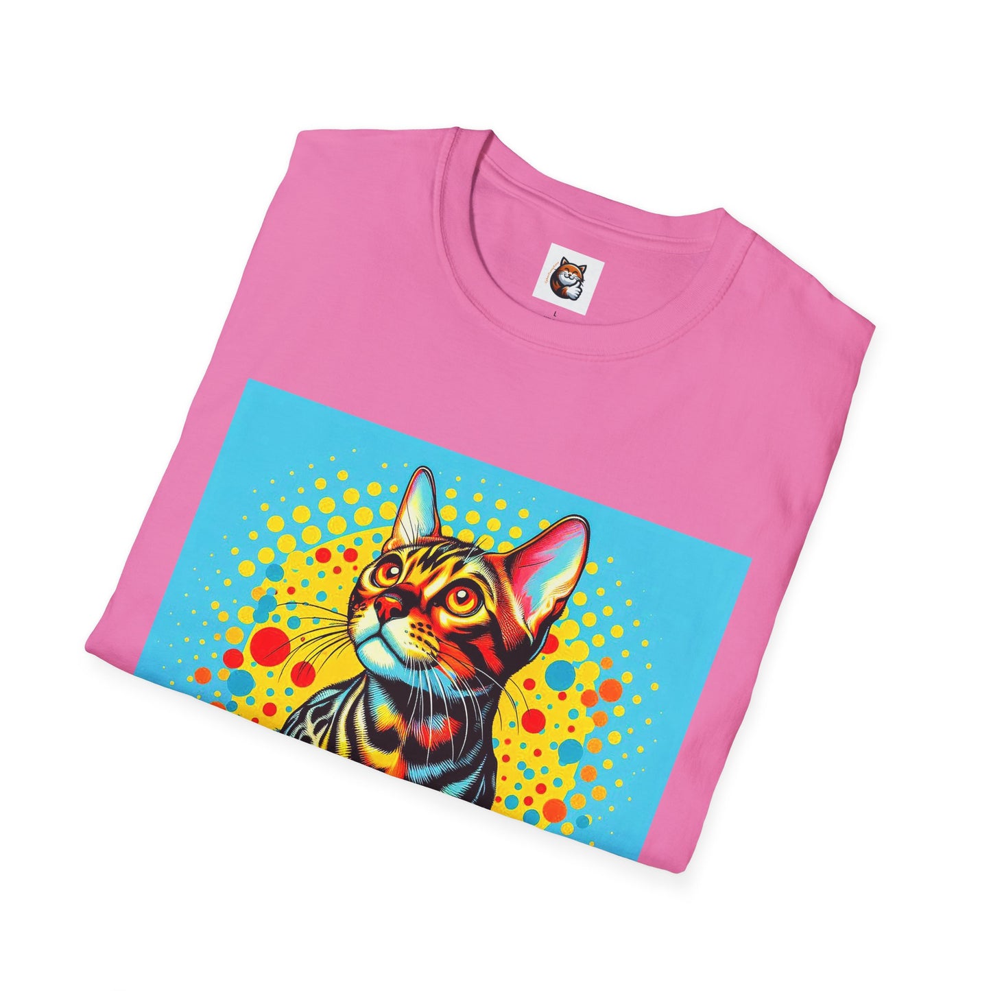 Bengal Unisex spots anf stripes  colors Softstyle T-Shirt