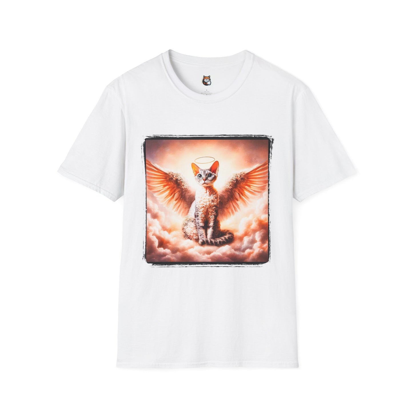 Devon Rex Cat Unisex Softstyle T-Shirt