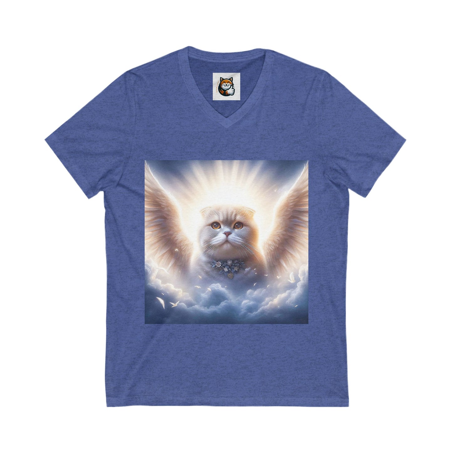 Scottish Fold Cat pretty heavenly Angel tee