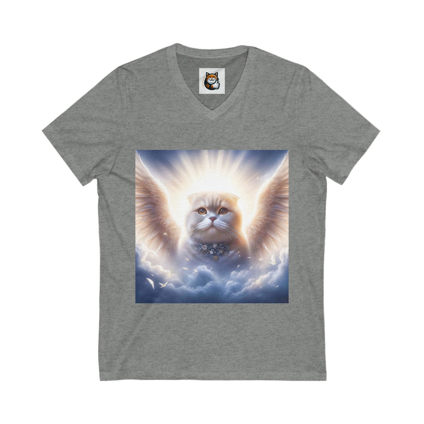 Scottish Fold Cat pretty heavenly Angel tee