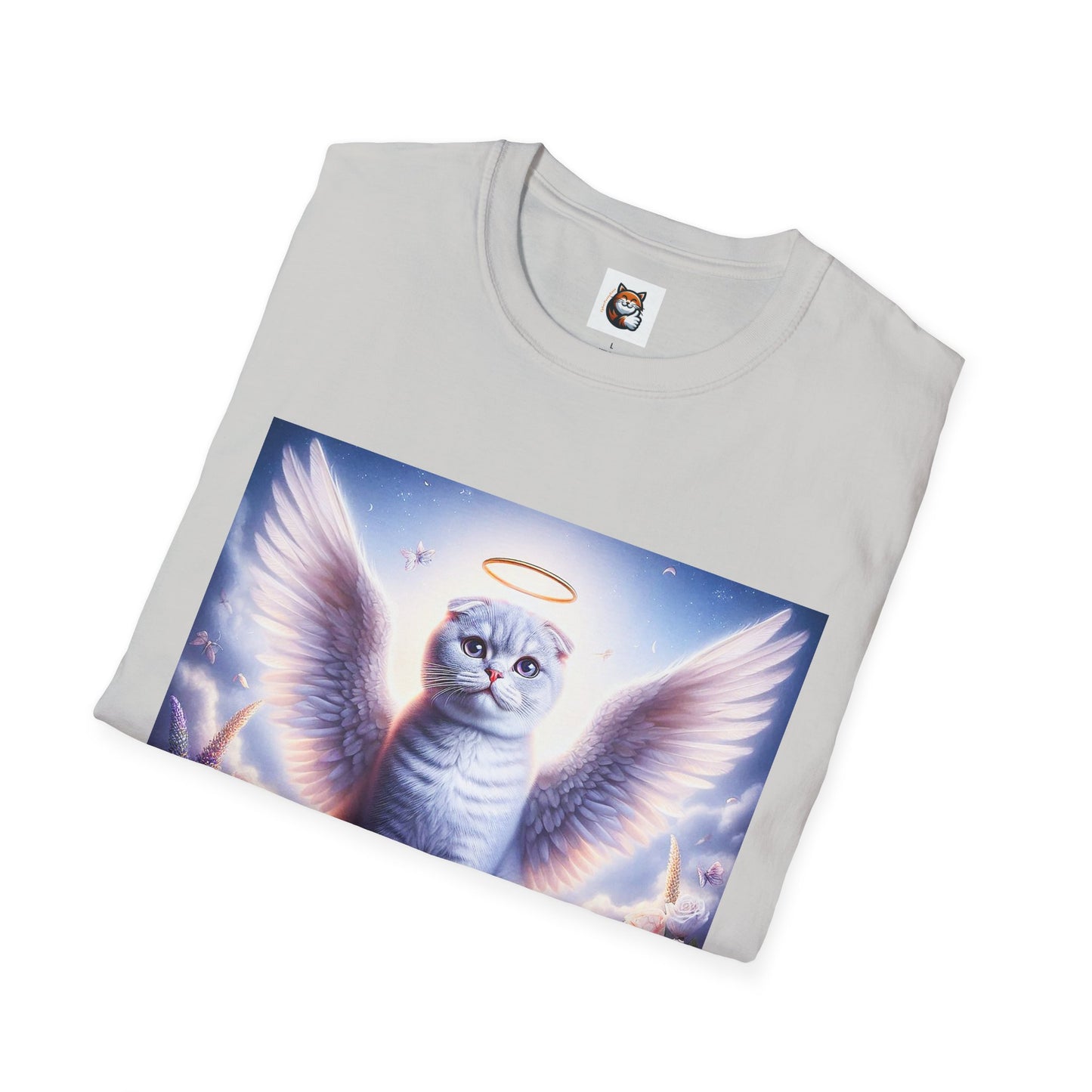 Scottish Fold Cat heavenly Angel T-Shirt