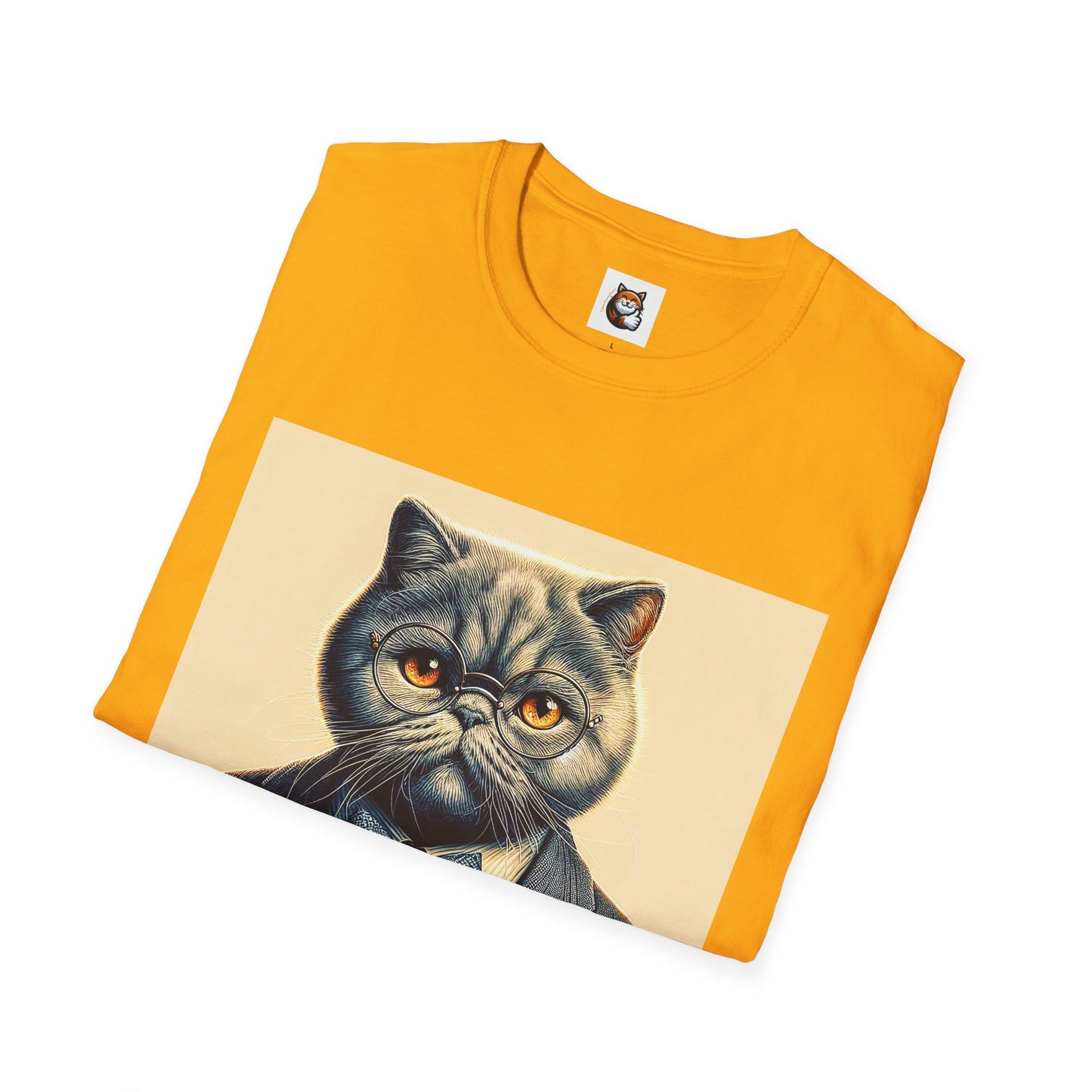 Selkirk Rex Cat T-Shirt business professional