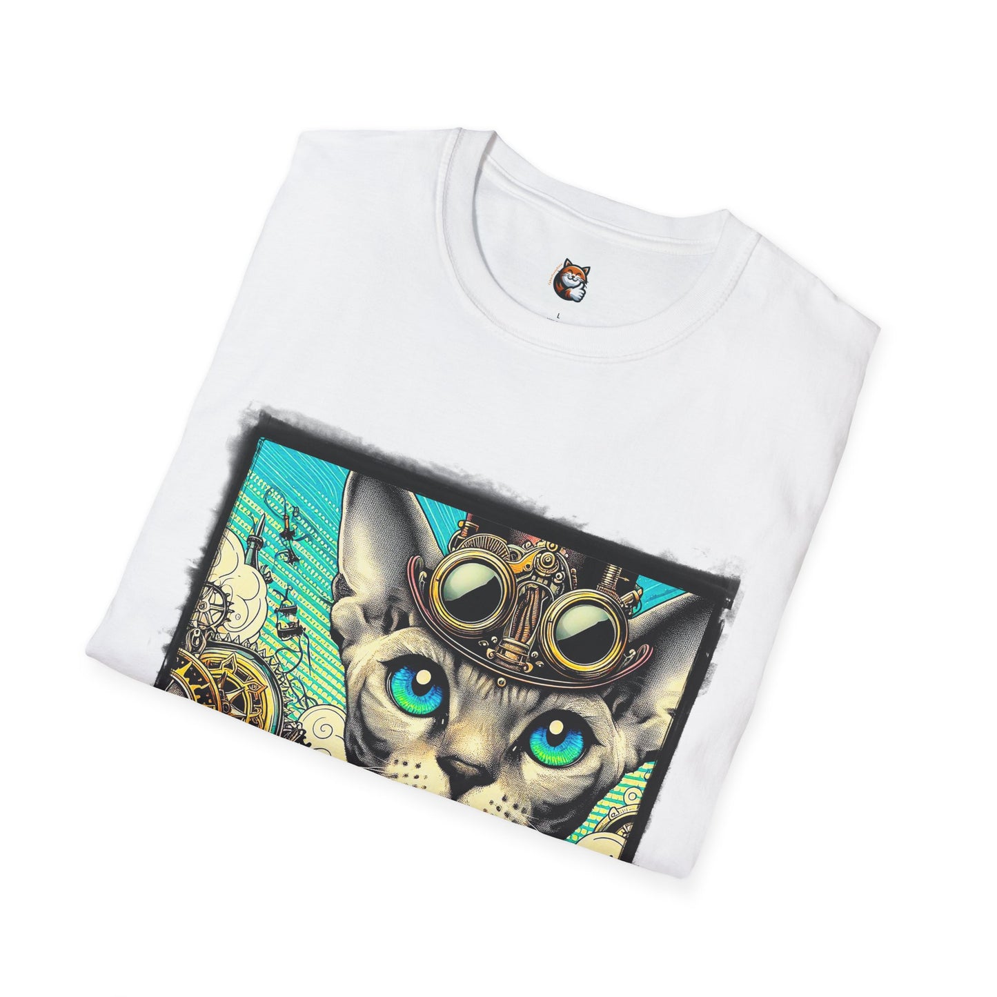 Devon Rex Cat Unisex Softstyle T-Shirt