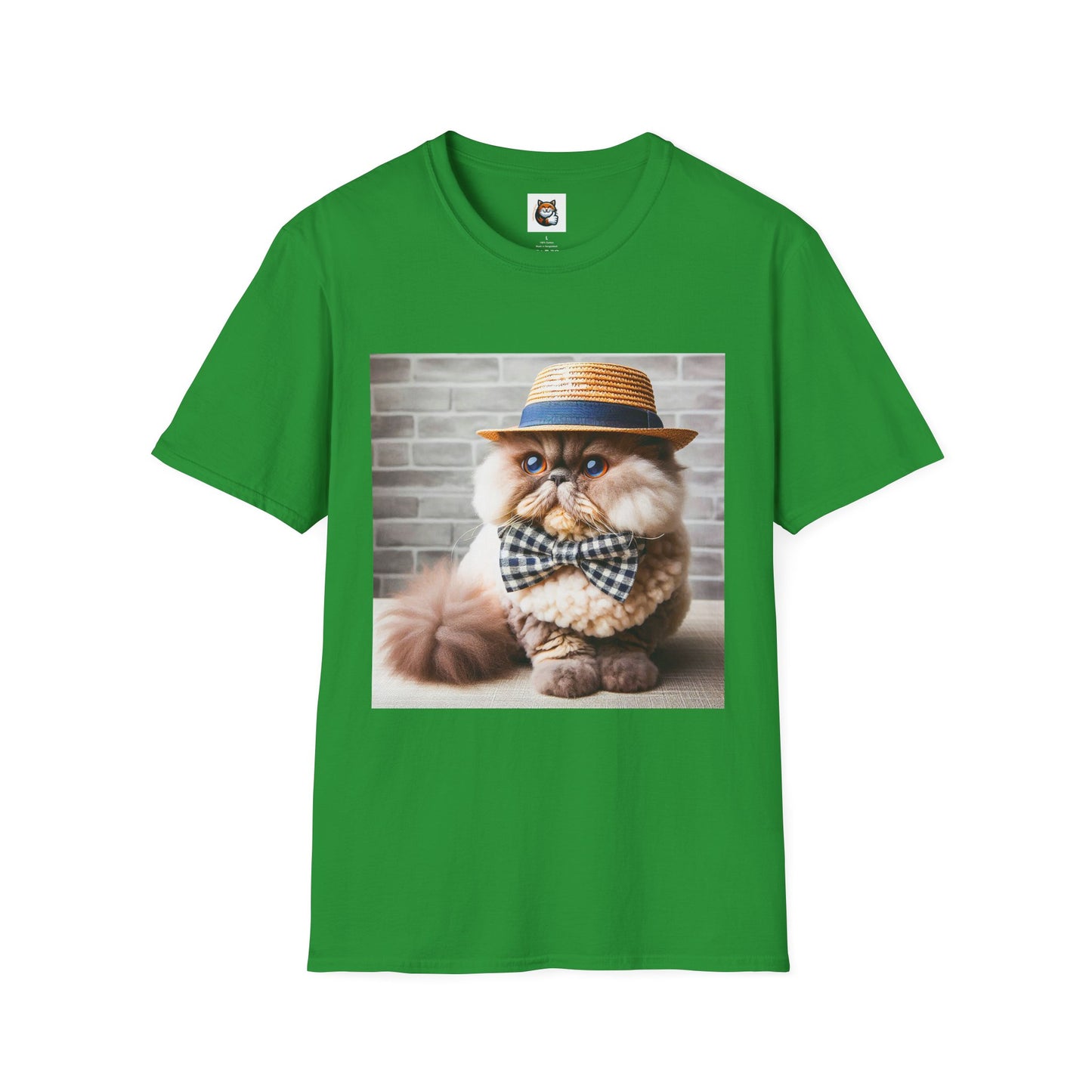 Selkirk Rex Cat T-Shirt hat and bow tie