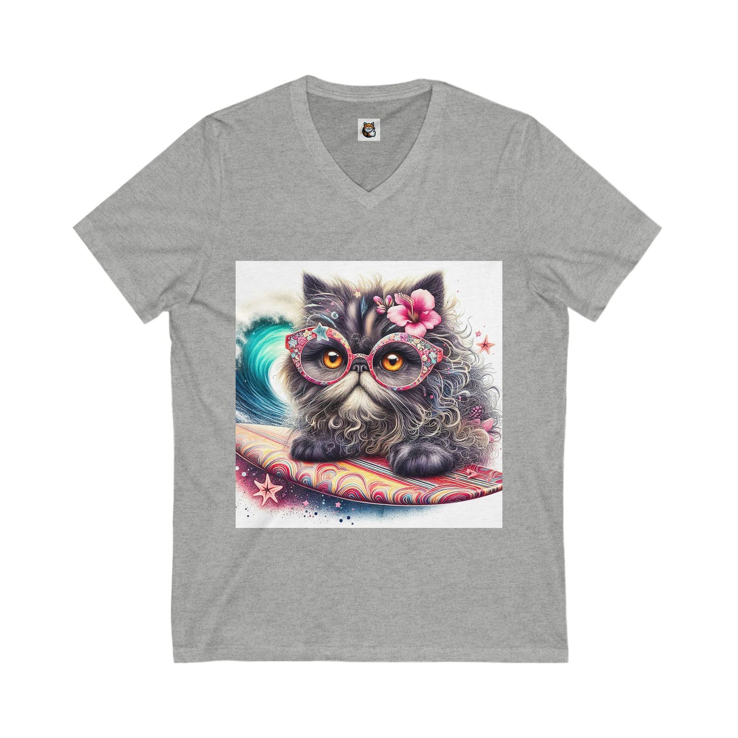 Selkirk Rex Design V-Neck little baby