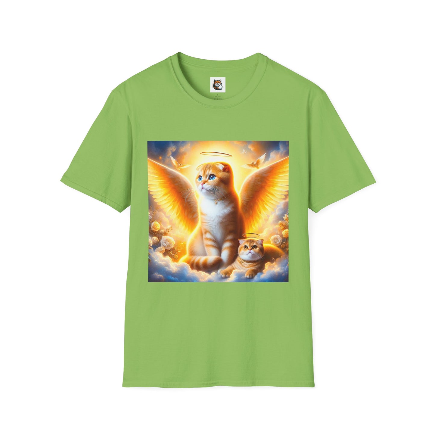 Scottish Fold Cat  golden Angel T-Shirt