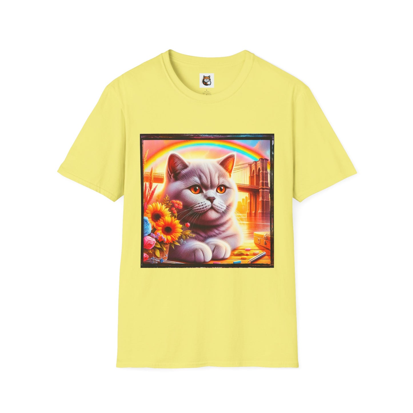 British Shorthair Unisex Softstyle T-Shirt