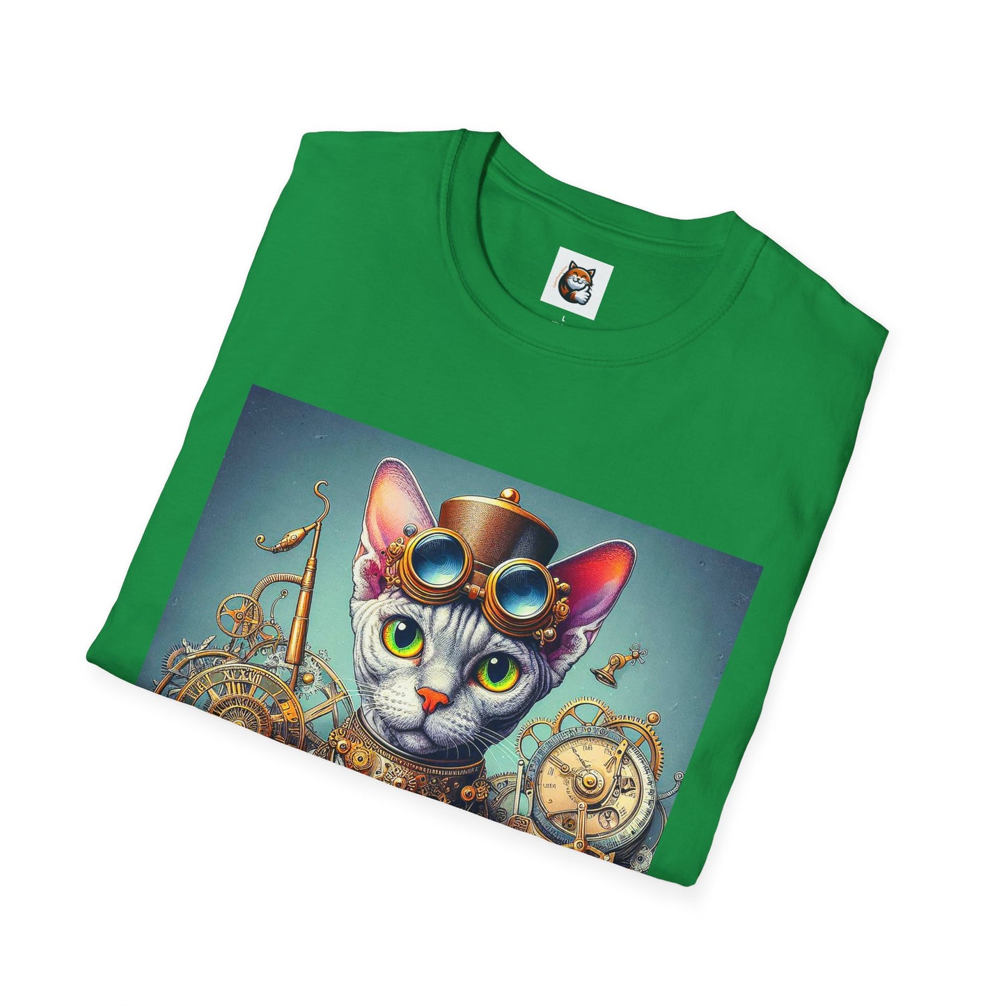 Devon Rex Cat Unisex Softstyle T-Shirt
