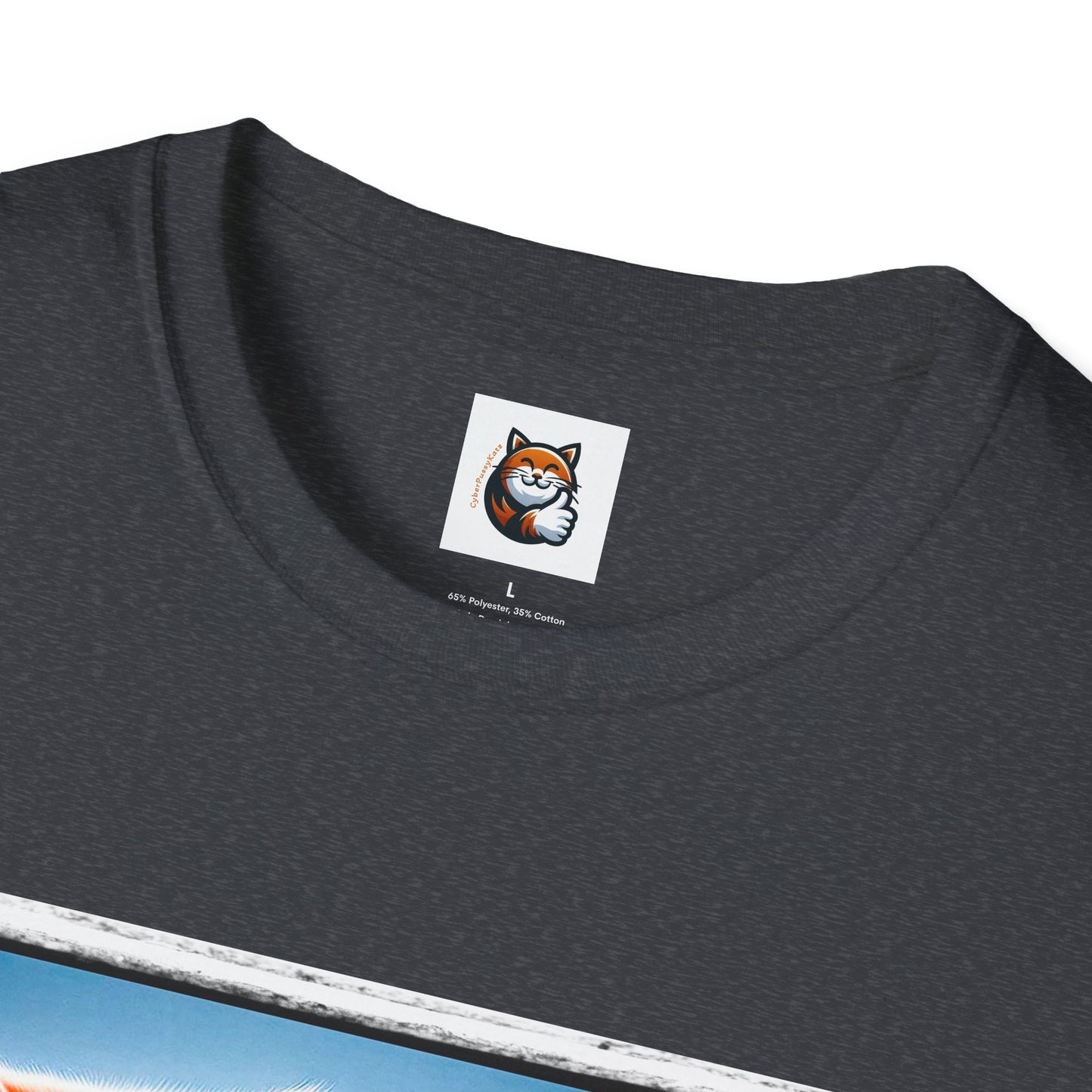 Wacky Exotic Shorthair Cat Unisex Softstyle T-Shirt