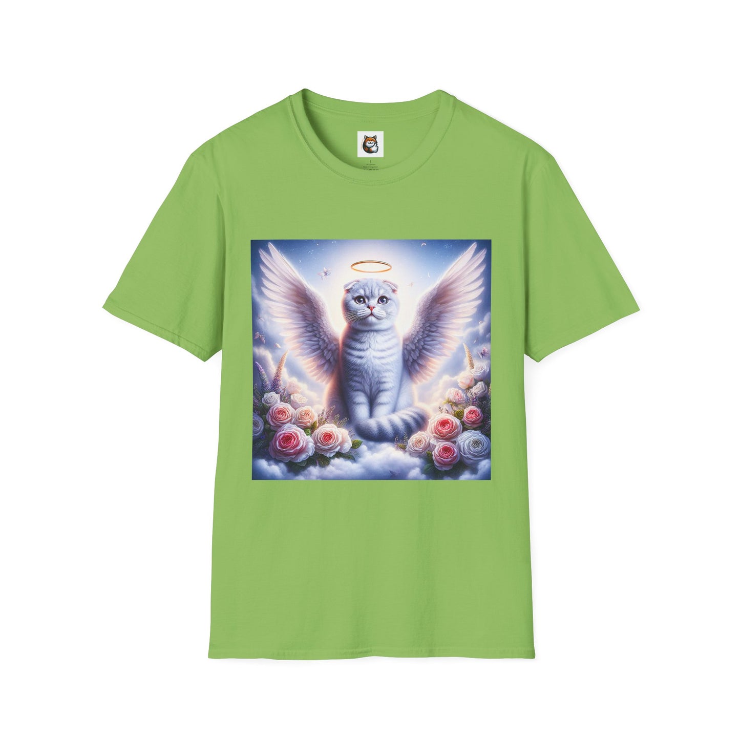 Scottish Fold Cat heavenly Angel T-Shirt