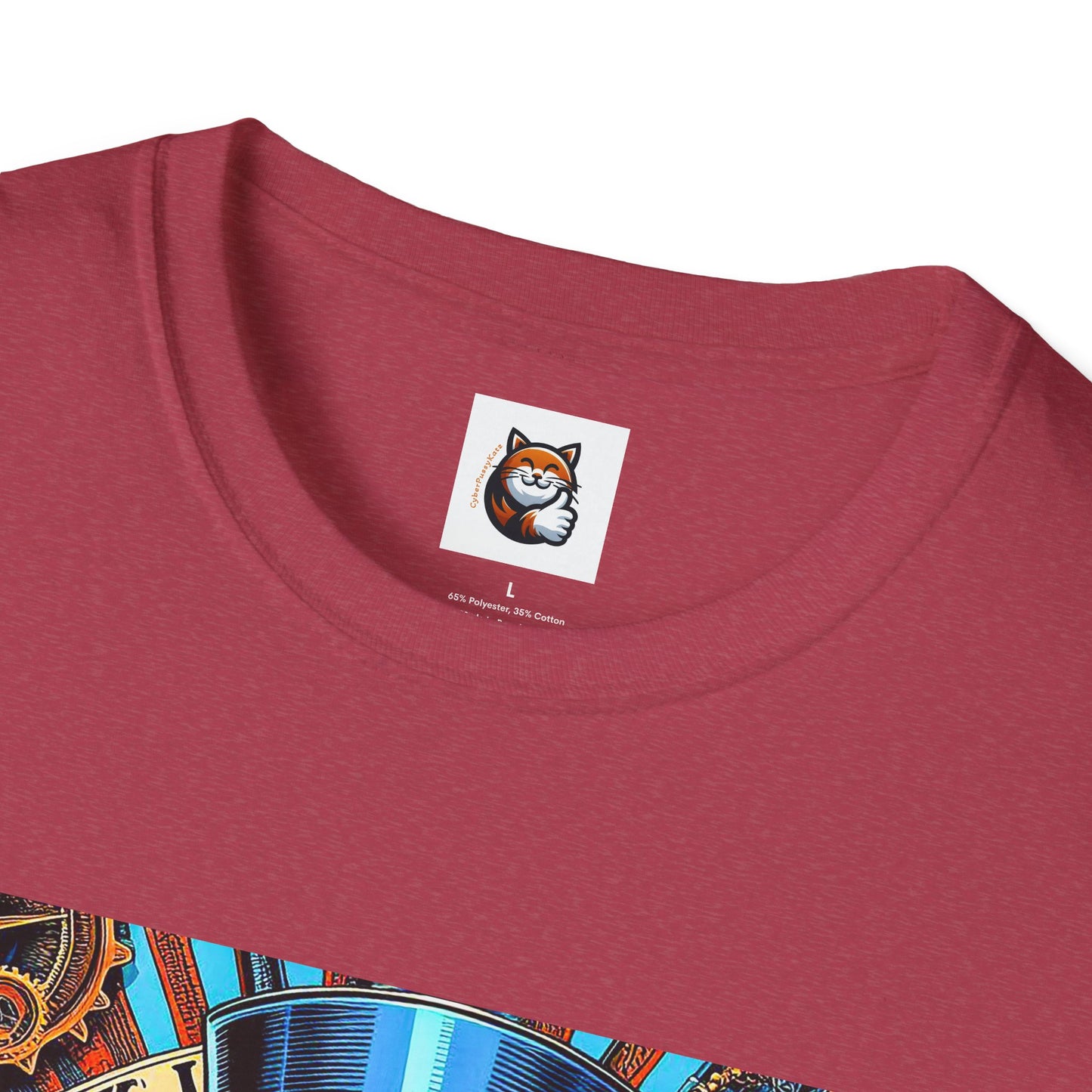 Russian Blue Cat Unisex Softstyle T-Shirt