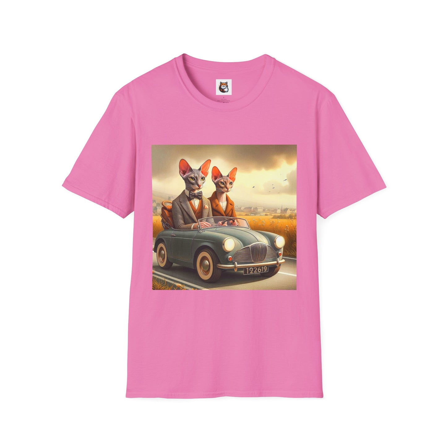 Wacky Oriental Shorthair Unisex Softstyle T-Shirt