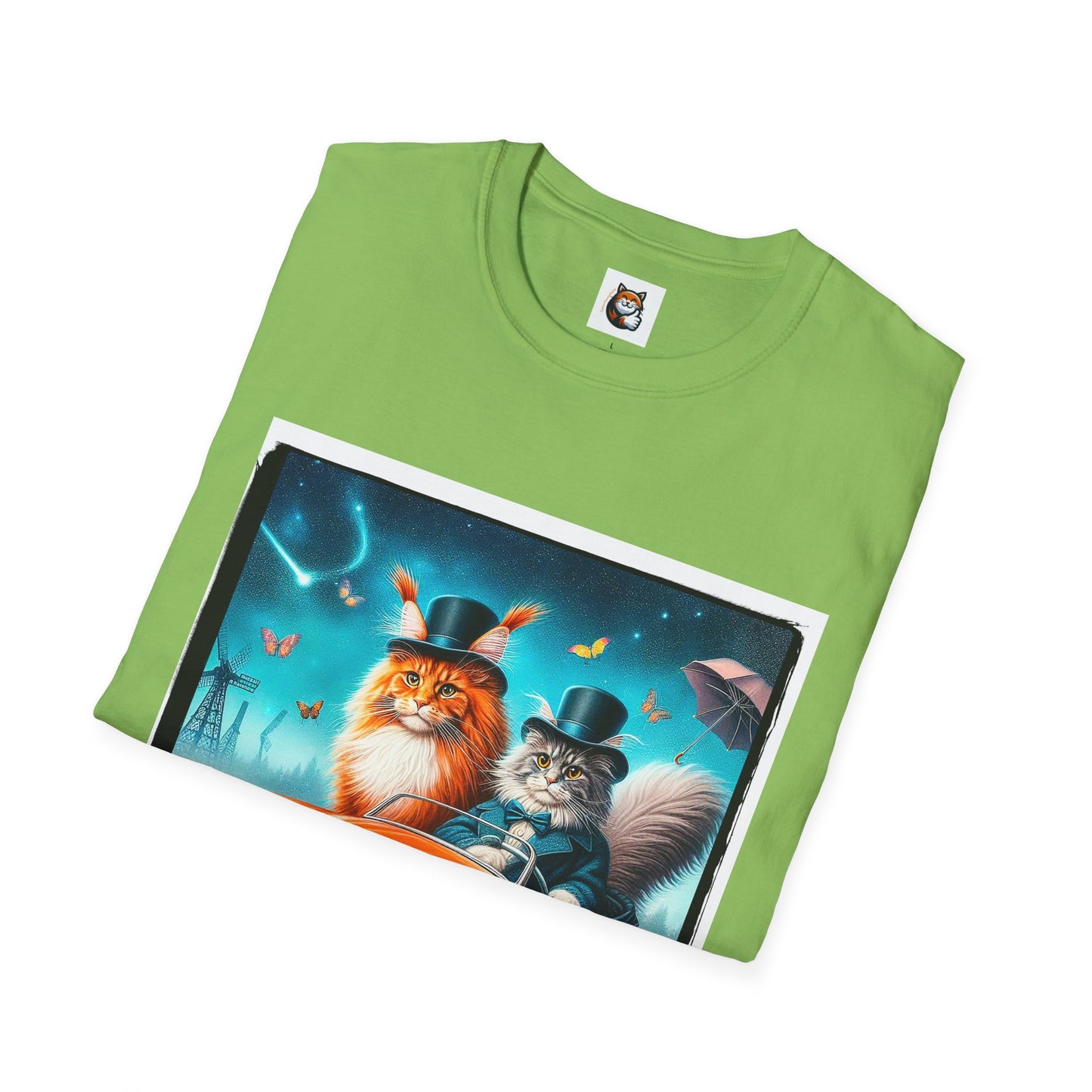 Wacky Maine Coon Unisex Softstyle T-Shirt
