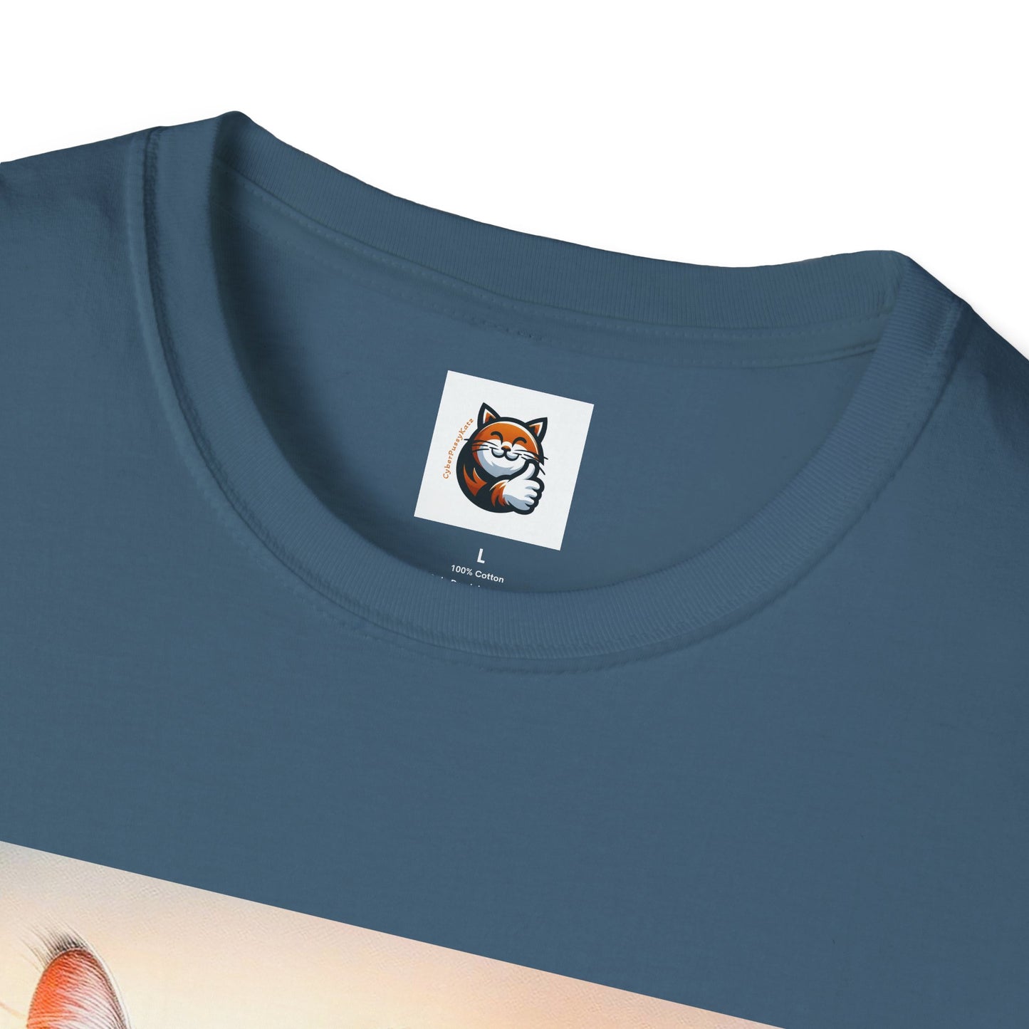 Wacky Domestic Cat Unisex Softstyle T-Shirt