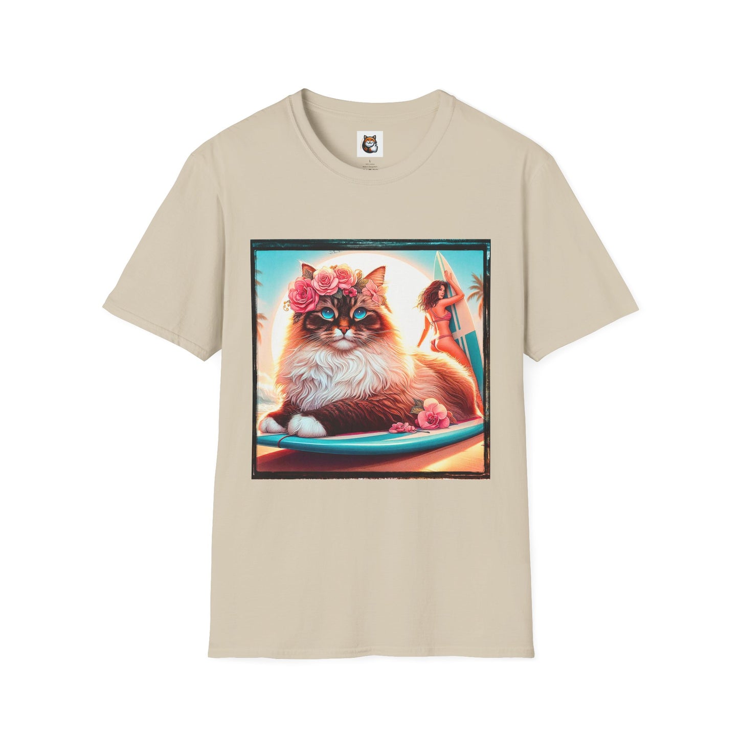 Birman hawaiian girl Softstyle T-Shirt